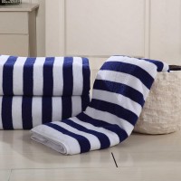 Pool Towel -Navy Blue/White Pool Towel -Navy Blue/White